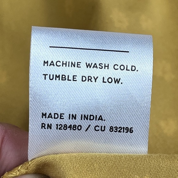 Pact Organic Cotton Fit & Flare Sleeve Midi Dress Cross Back Floral Stretch XXL - Picture 5 of 8